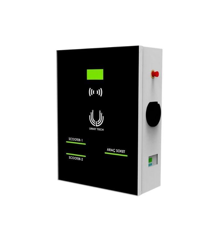 AC Araç Şarj İstasyonu 3x22kW Trifaze  (Trifaze Tip2 3 Priz)